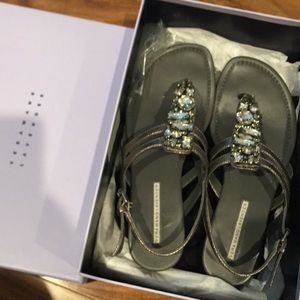 Vera Wong graphite Stone Sandle